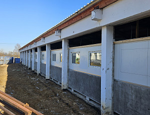 Rekonstrukce haly na farmě chovu prasat